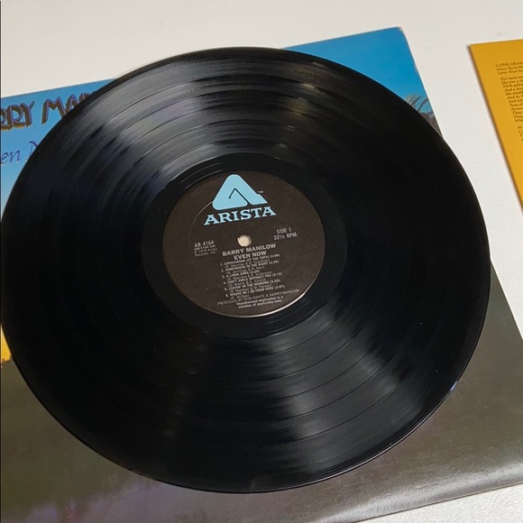 Vintage BARRY MANILOW Even Now Vinyl Record - Picture 3 of 8